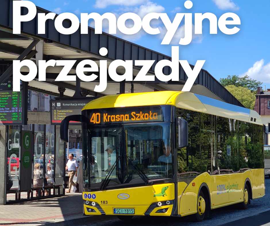 autbus miejski na dworcu w Cieszynie